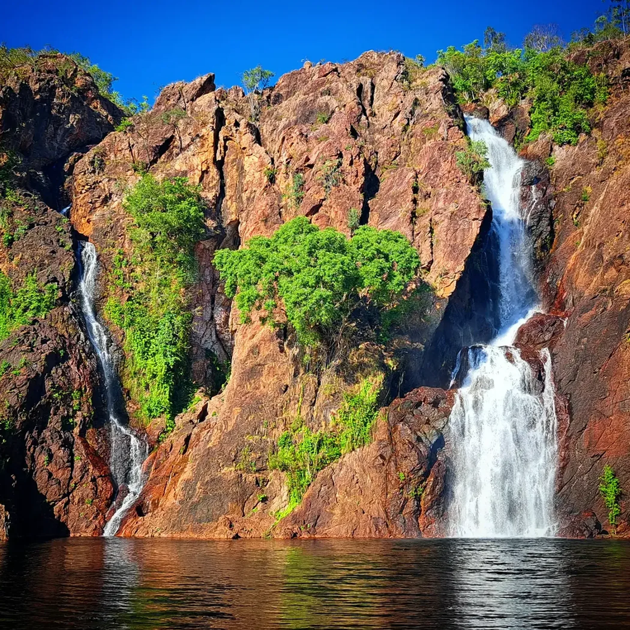 northern territory waterfall and swimming rockhole